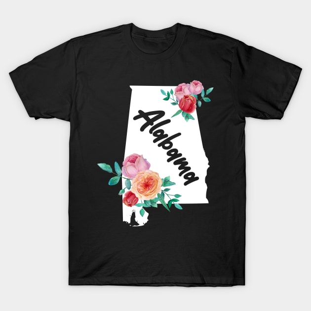 Alabama Gift for Women and Girls T-Shirt by JKFDesigns